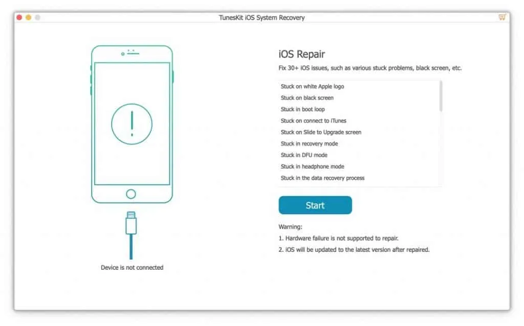 TunesKit iOS System Recovery v2.4.1.44 Crack Latest 2023